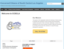 Tablet Screenshot of ccscla.org